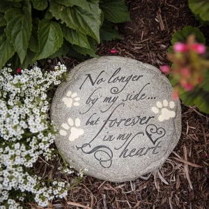 Pet memorial stone for cats & dogs,